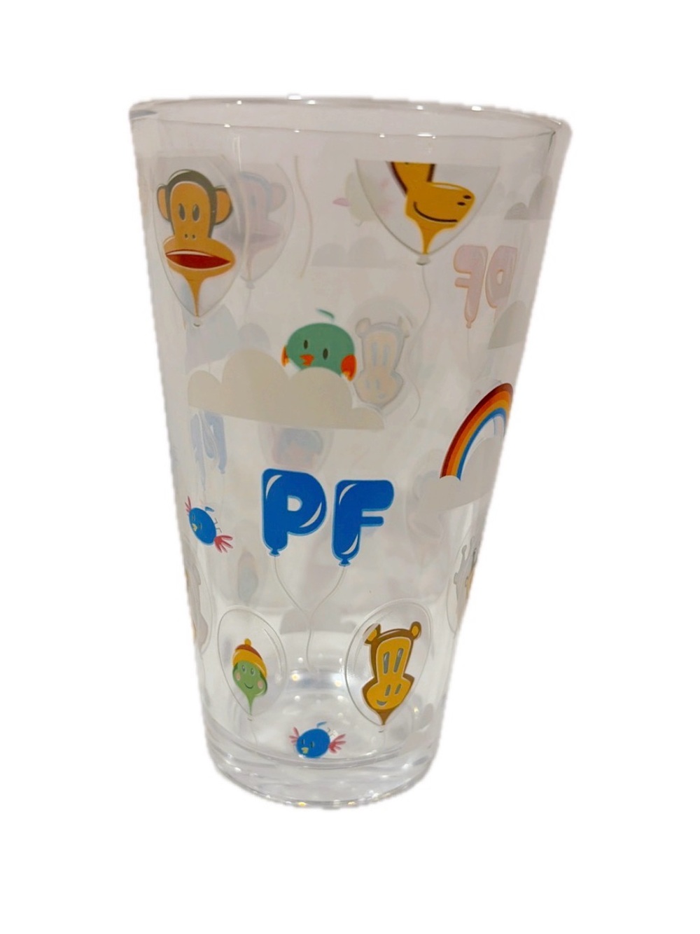 NWT Paul Frank Clear Glass Tumbler Cup